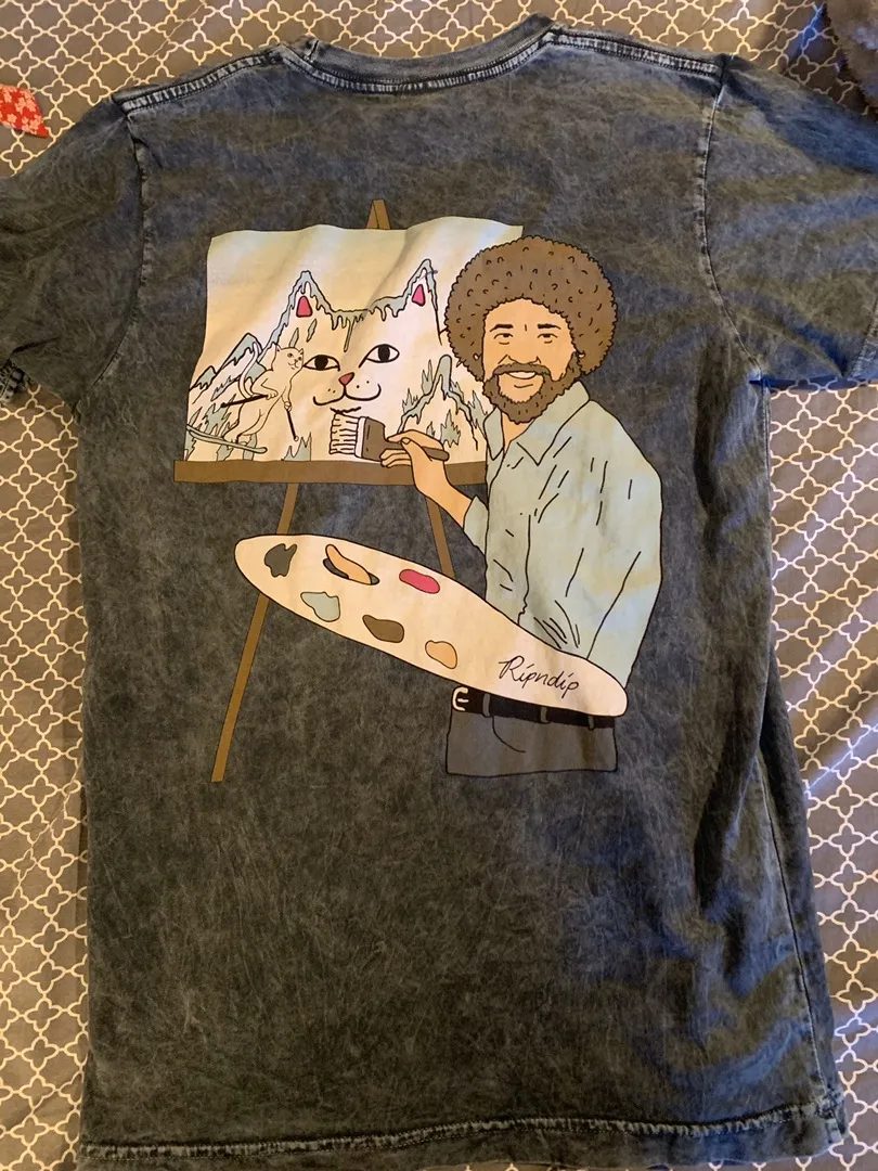 Ripndip T-shirt bob ross - Image 4