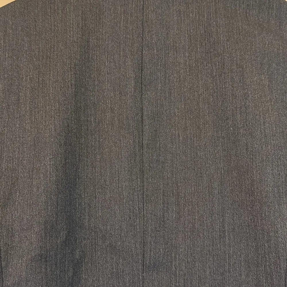 J Crew 100% Wool Grey Blazer Size 4 - Image 4