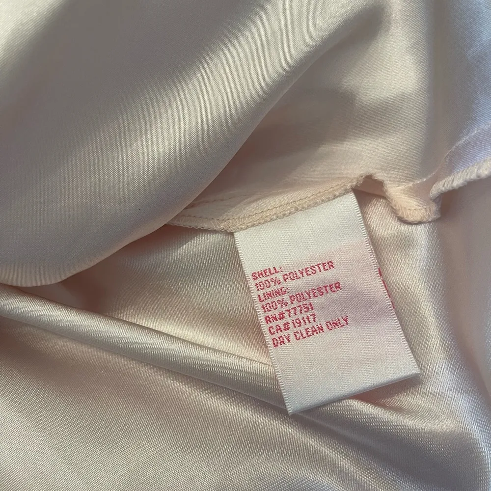 Betsy Johnson Party Dress Barbie Pink Strapless Satin Taffeta Size 0 Prom Formal - Image 9