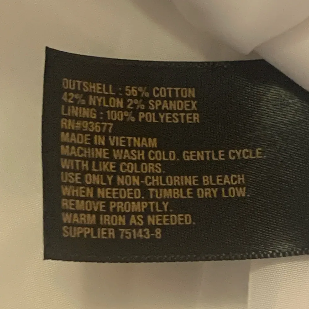 Worthington Blazer 12 White 2 Button Tailored Classic Structured Design Jacket - Image 5