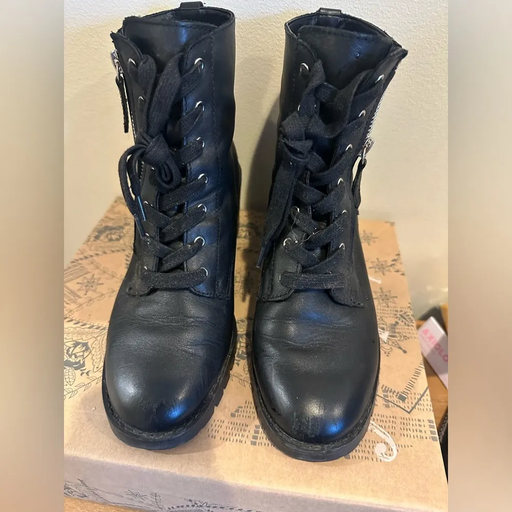 Black Heeled Aldo Boots, Size, 8.5 - Image 5