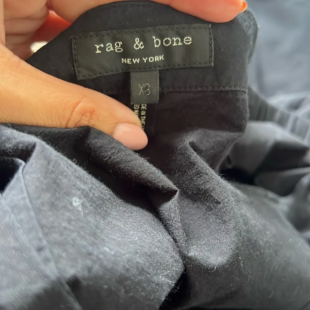 Rag & Bone Kacy Off Shoulder Dress in Black - Image 12