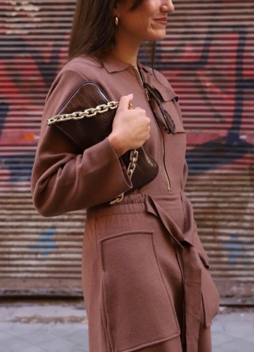 ZARA Chain Strap Animal Embossed Shoulder Bag - Image 5