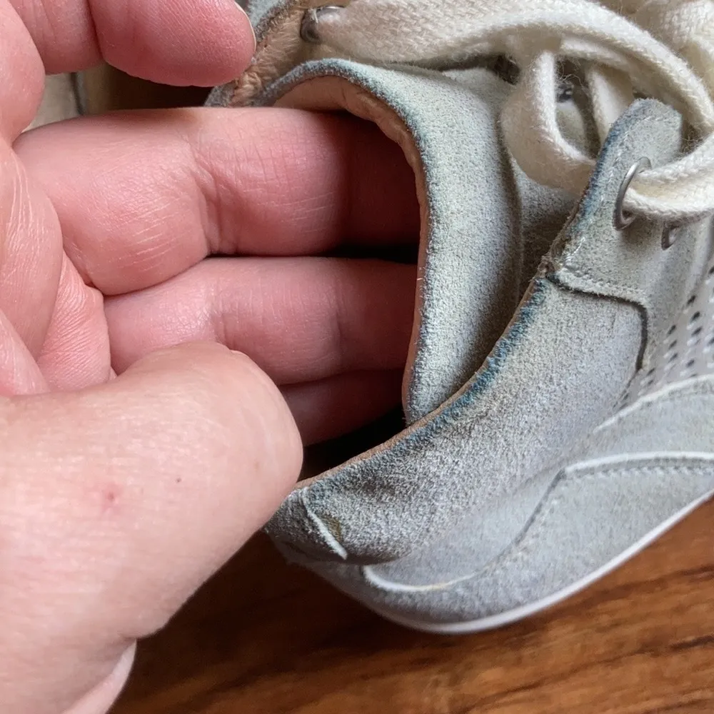 Janet sport platform hightop‎ sneakers size 38 Gray - Image 12