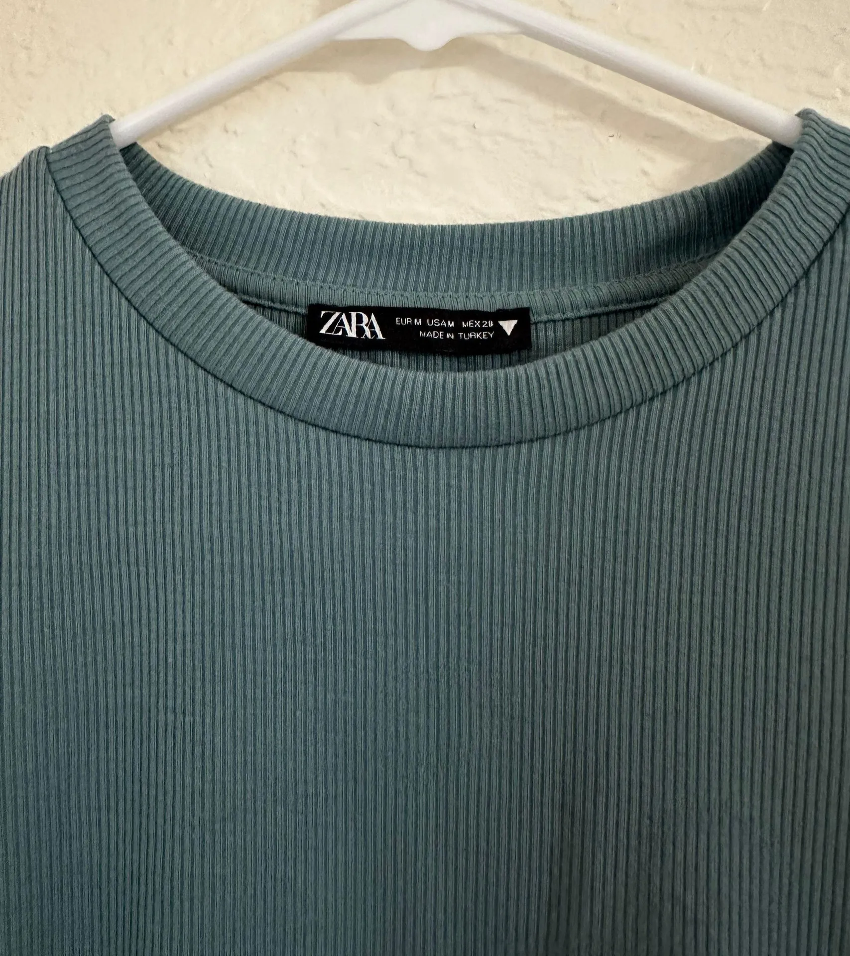 ZARA Blue Crop Top - Image 4