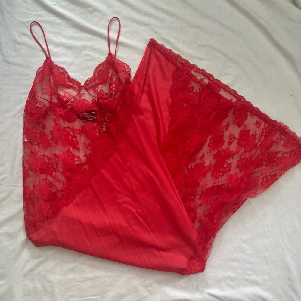 Vintage NWT Bob Mackie for Glydons Lace Slip Dress Old Hollywood Glam Lingerie M - Image 10