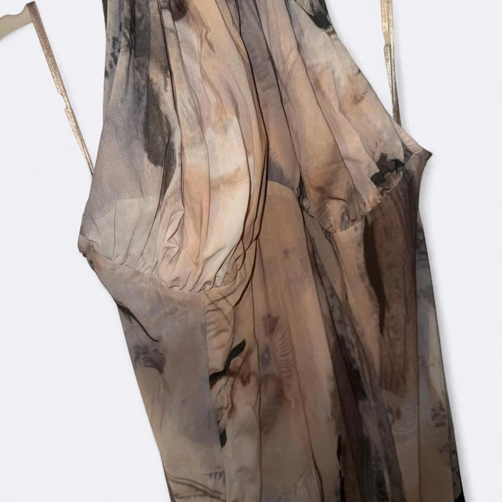 Let Me Be for Anthropologie Knit Halter Maxi Dress Pink Size XXL - Image 5