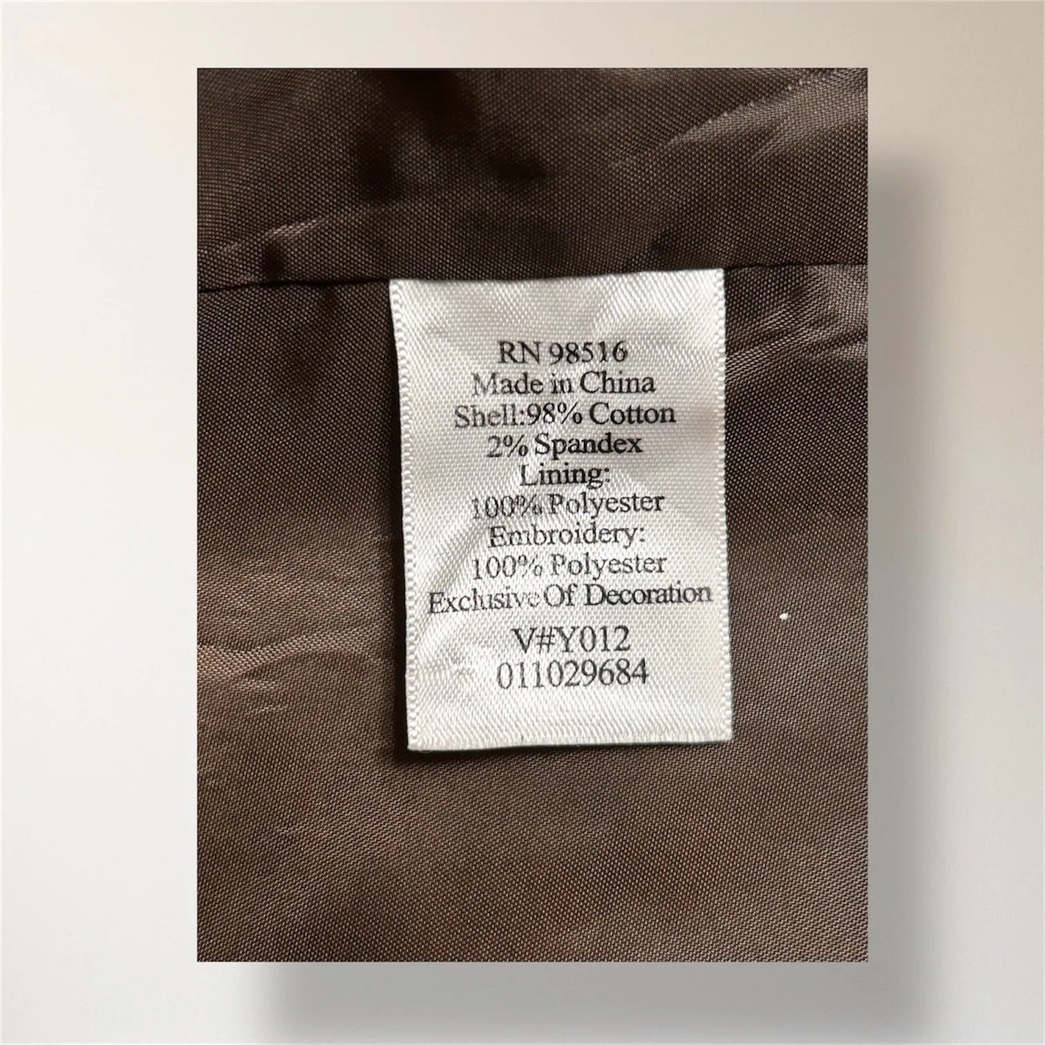 Coldwater Creek W18 Brown Embroidered Beaded Jacket Boho Artsy Open Front Blazer - Image 7