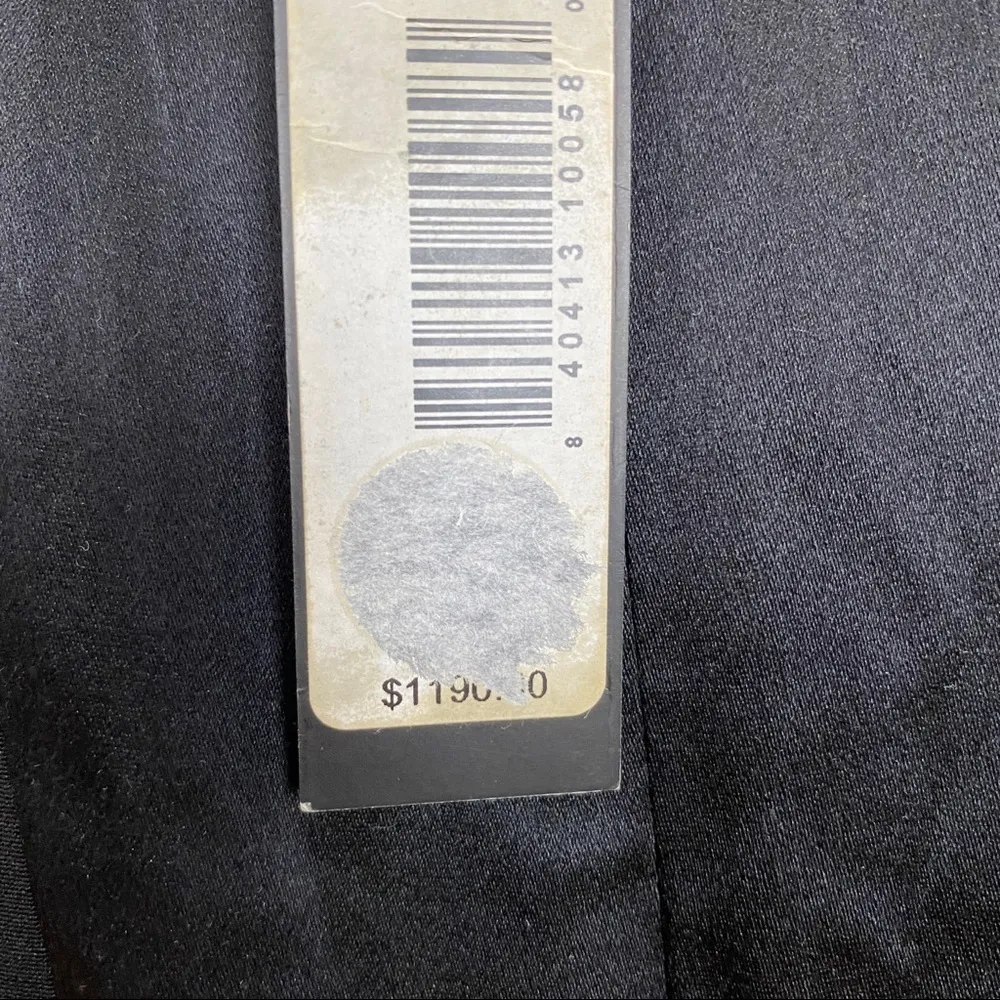 Catherine Maladrino cut-out gown with white leather waist band NWT - Image 10