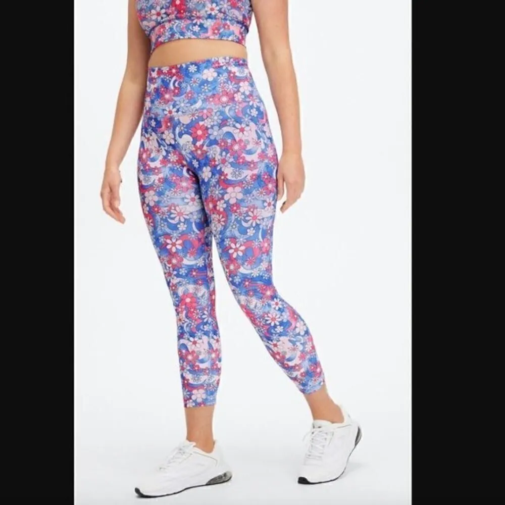 Fabletics PureLuxe Harlyn Sports Bra & Leggings Set S High-Waist Activewear - Image 5