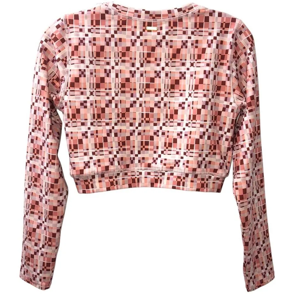 L*Space Aim High Crop Top in Block Party Print Large NWT - Image 5