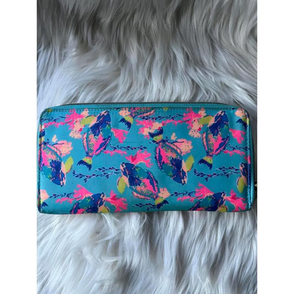 Lilly Pulitzer  Multi-Colored Floral Zip Wallet - Image 3