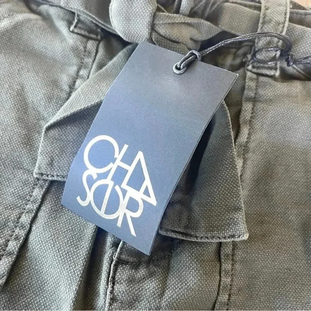 Chaser Revolve Vintage Canvas Surplus Mini Skirt Canteen Green M NWT - Image 5