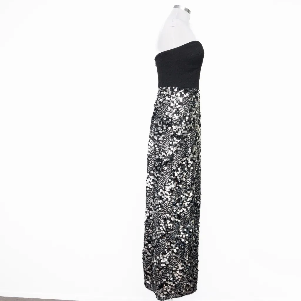 Dress The Population – Vada Strapless Sequin Gown - Image 5