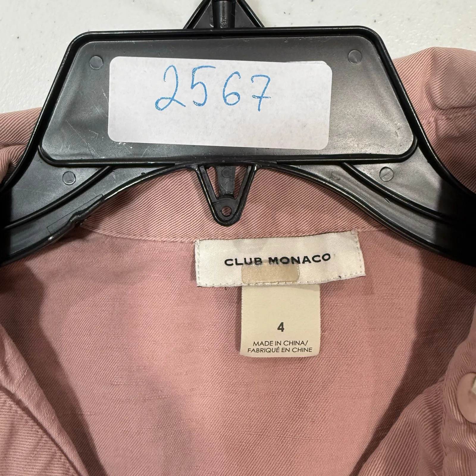 Excellent Club Monaco Blush Pink
Utility Jumpsuit Sz 4 Small - Image 2