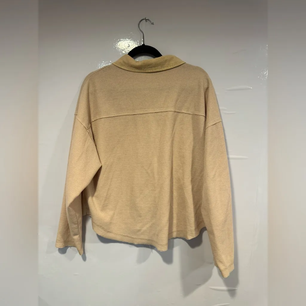 Brown Tan Altar'd State Button-Up Jacket - Image 3