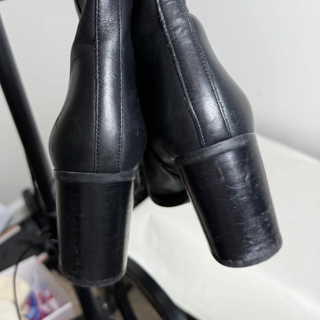 FRANCO SARTO “OWENS” Leather Ankle Boots sz 7 - Image 4