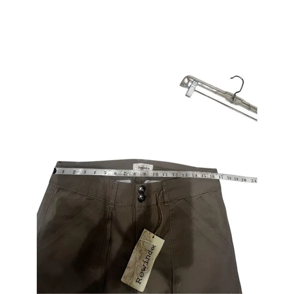 Rewind Crop pants Sz 13 Beige NWT - Image 2