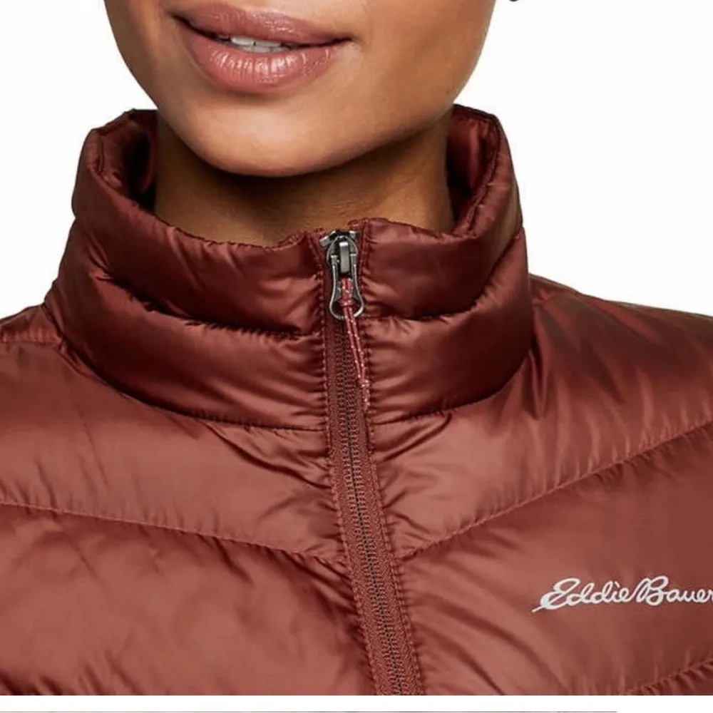 NWT Eddie Bauer 650 Fill Down Lightweight Jacket Small Copper brown - Image 4