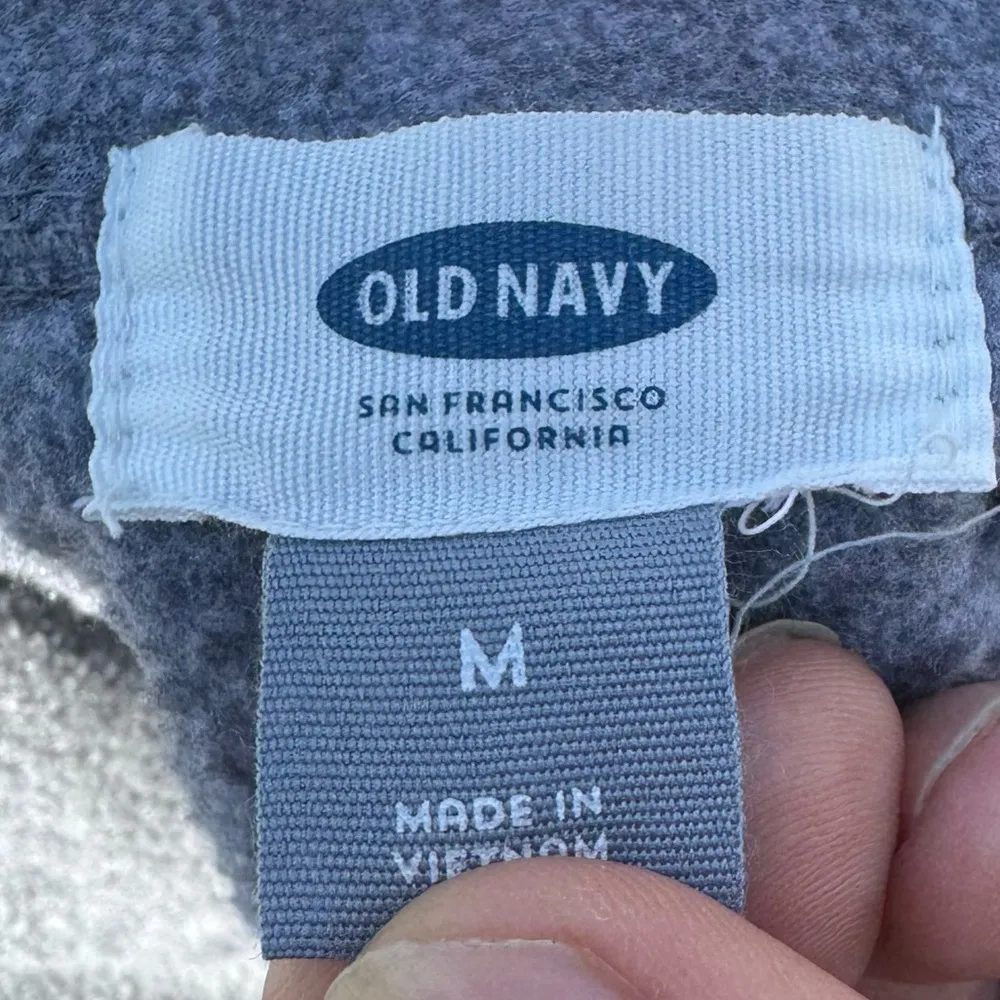 Old Navy soft grey zip up warm fleece jacket / M / Excellent condition - Image 9