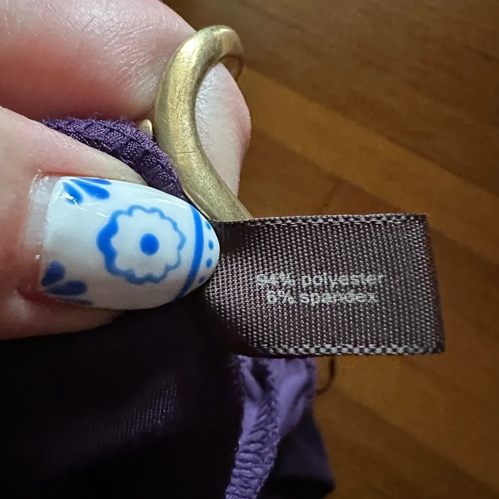 Express Purple Stretchy Going Out Top, XS - Image 3