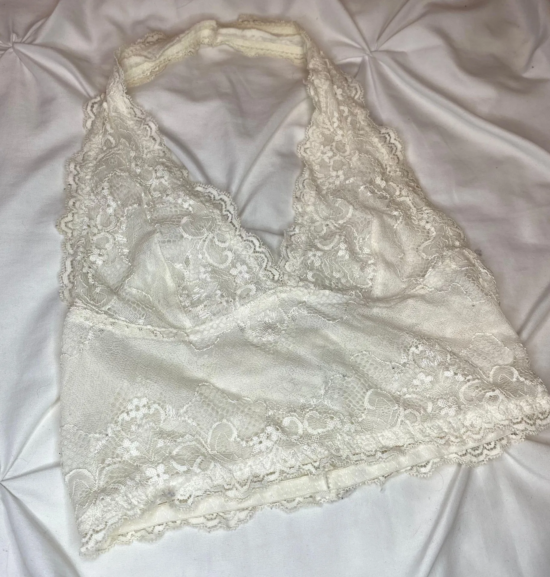 White Lace Bralette - Image 3