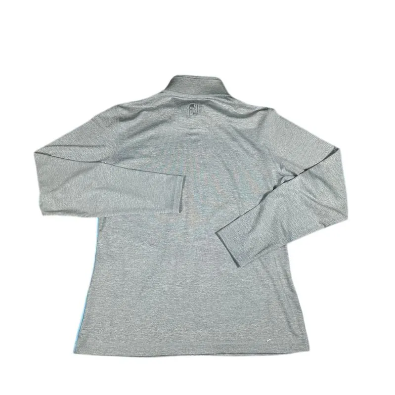 Footjoy Athletic Full Zip Jacket Workout Running Track Performance blue/gray‎ - Image 5