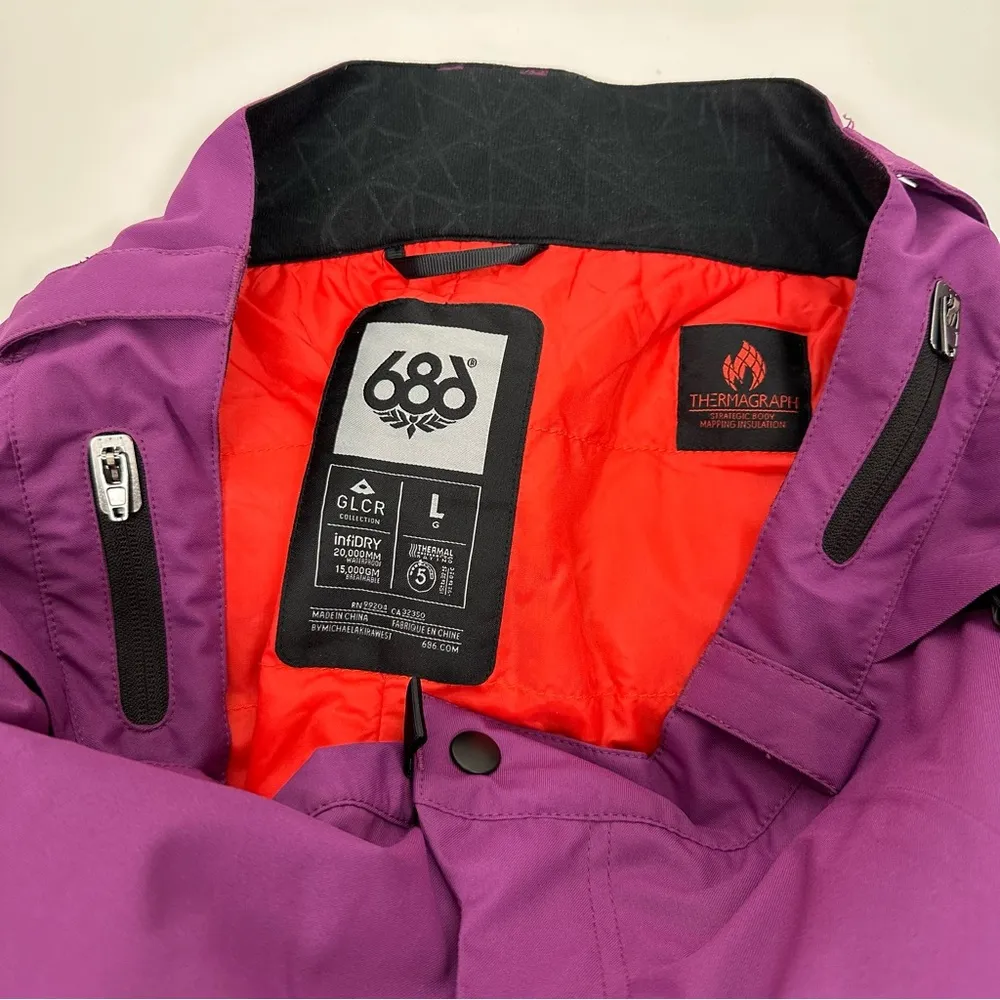 NWOT 686 Geode Thermograph Ski Snowboard Pants Purple Size L - Image 11