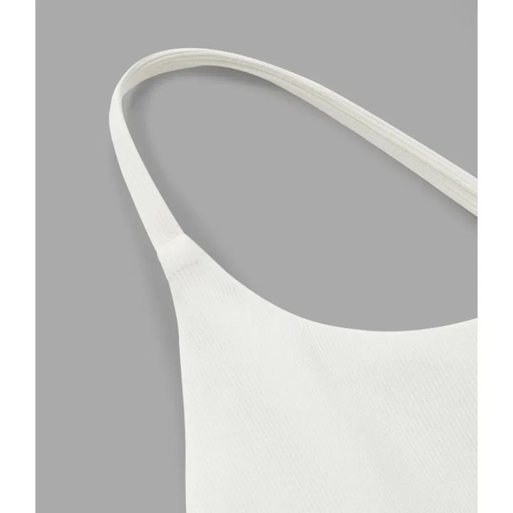 Halara Patitoff Flow Pet Hair Resistant 2-in-1 Flare Dress-Wannabe White M - Image 4