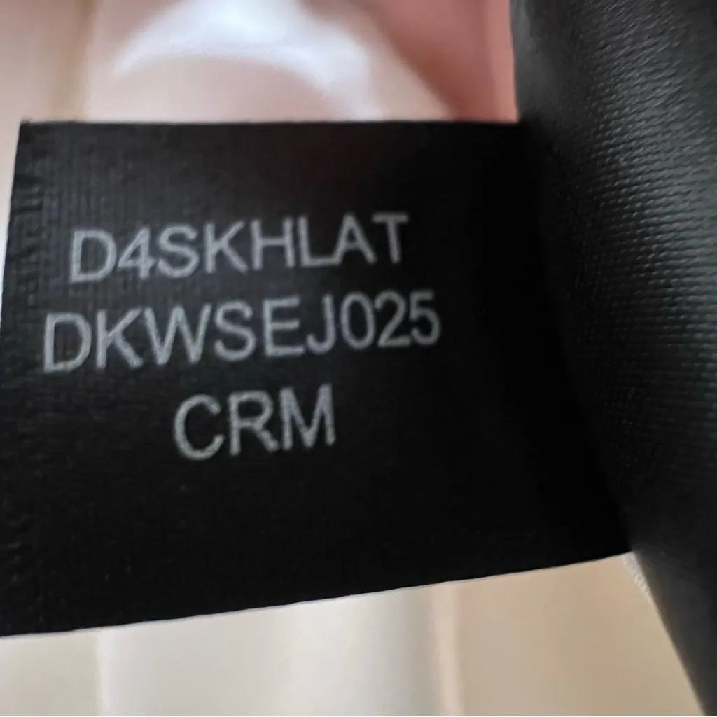 DONNA KARAN White Flat Front Pants Size 14 Slacks Trousers Lined Straight Leg - Image 11