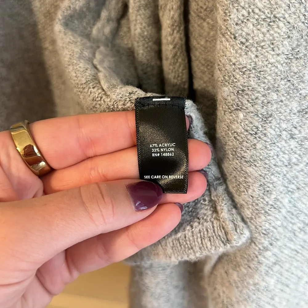 Torrid Grey Cardigan Sweater Size 1 - Image 4