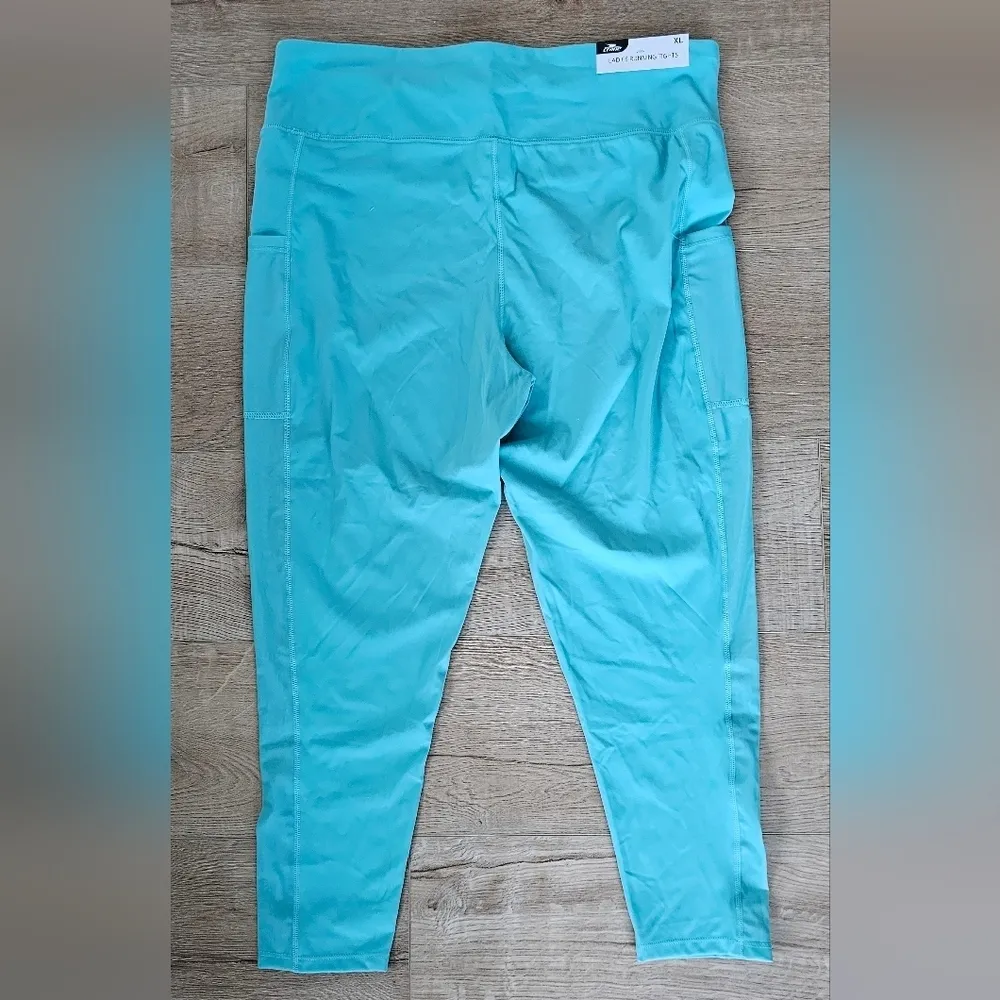 NWT Crane, XL Ladies' Fitness Tights, PHONE POCKET! Green - Image 5