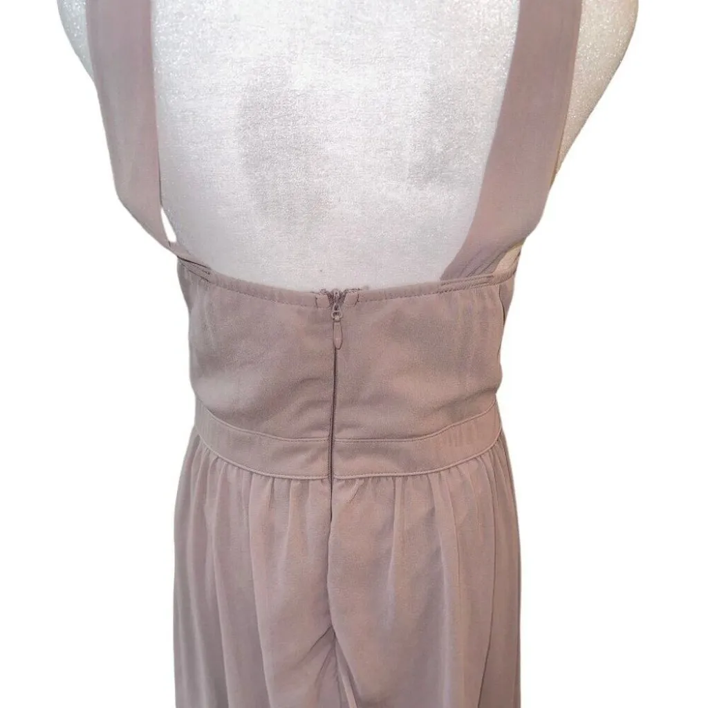 Lulus Air‎ of Romance Taupe Maxi Dress Style# D15376 Size Medium Wedding Prom - Image 5