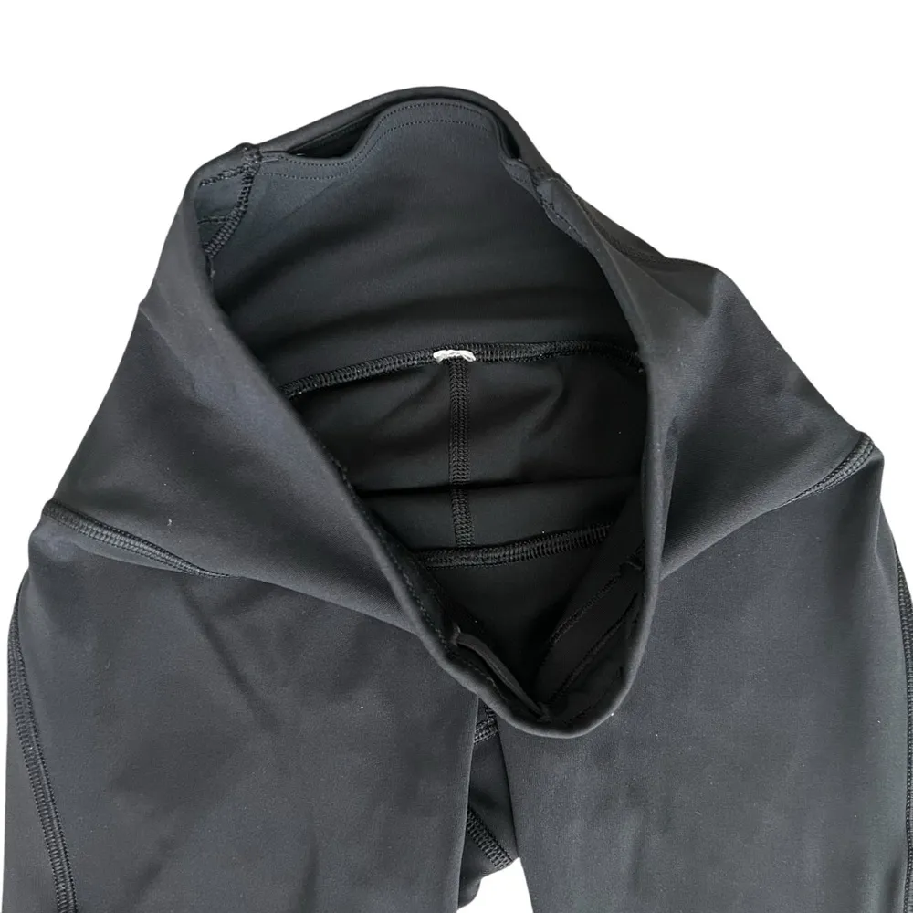 Lululemon Athletica Women’s High Rise Train Times Black Crop Leggings Tights 17” - Image 5