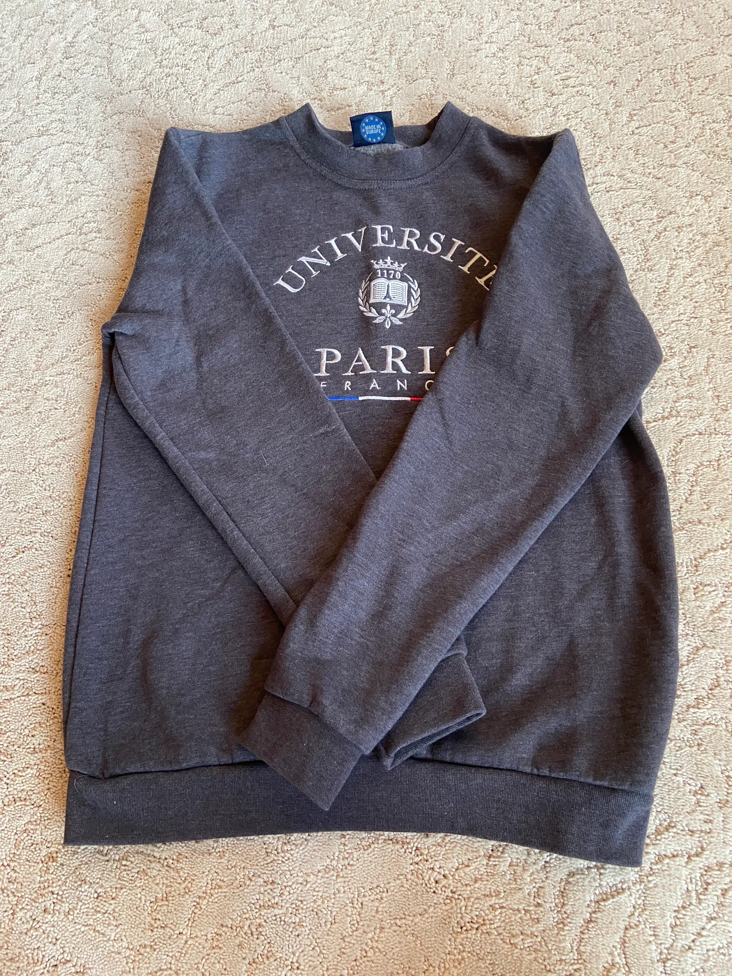 University of Paris Crew Neck Gray - Image 2