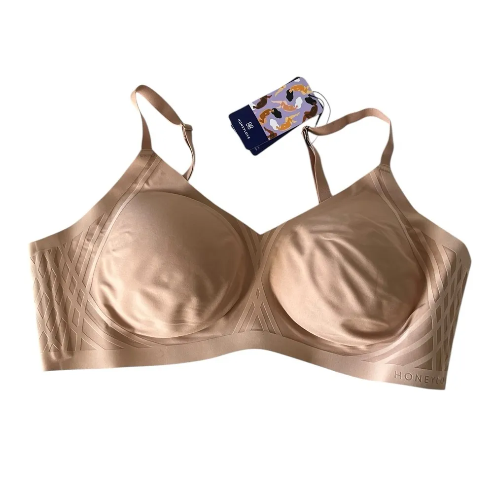 Honeylove Silhouette Bra Nude Size 3X 44E 44F NEW NWT - Image 3