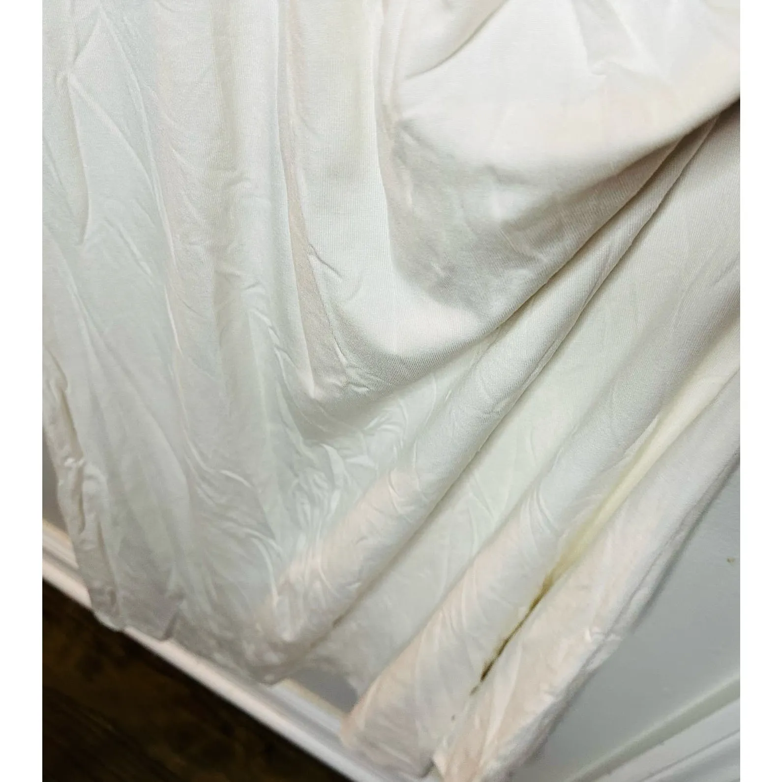 NWT MOLLY KING x BAYSE White Sleeveless Toledo Strappy Bias Maxi Dress Size S - Image 8