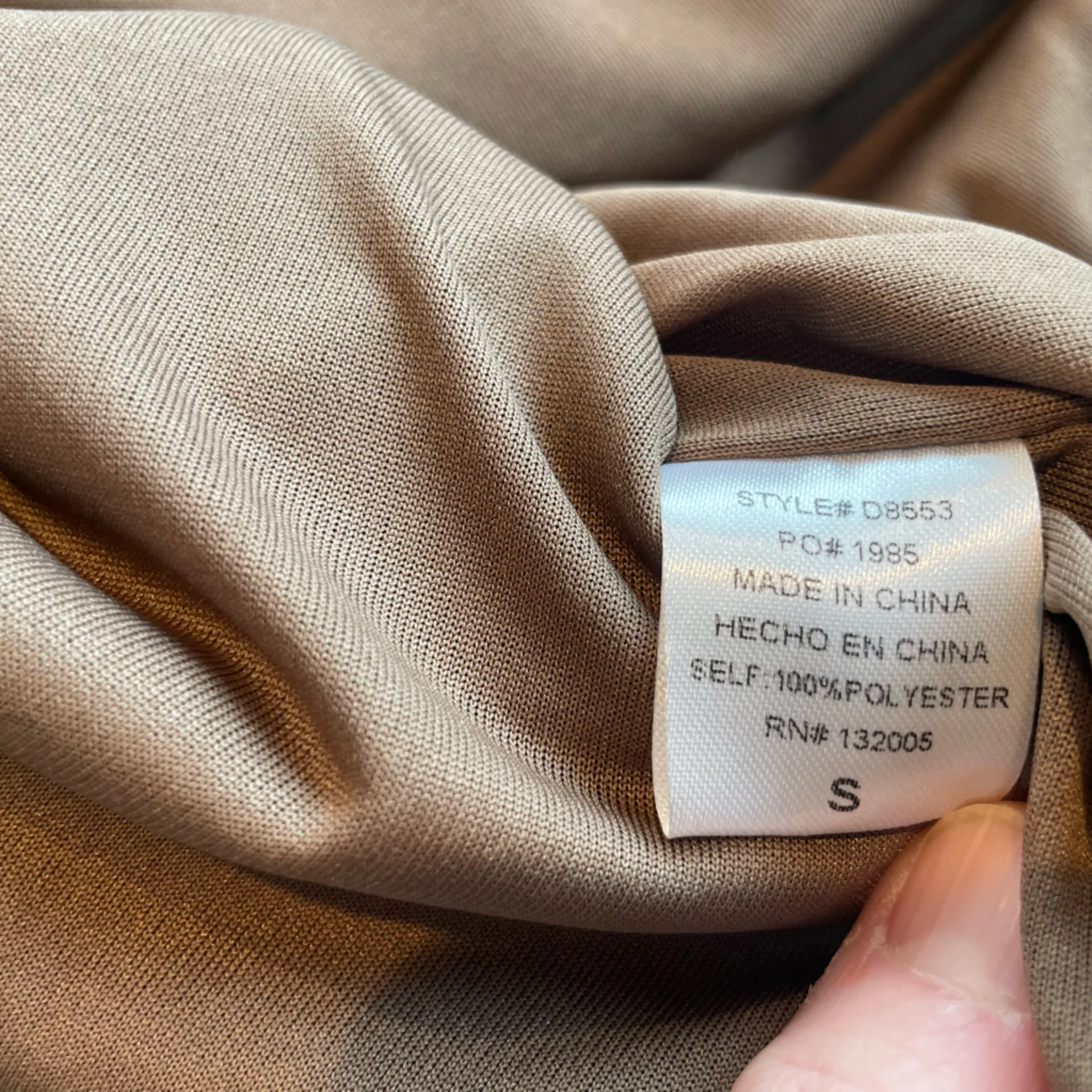 Entro Brown Tunic/Dress - Size small - Image 8