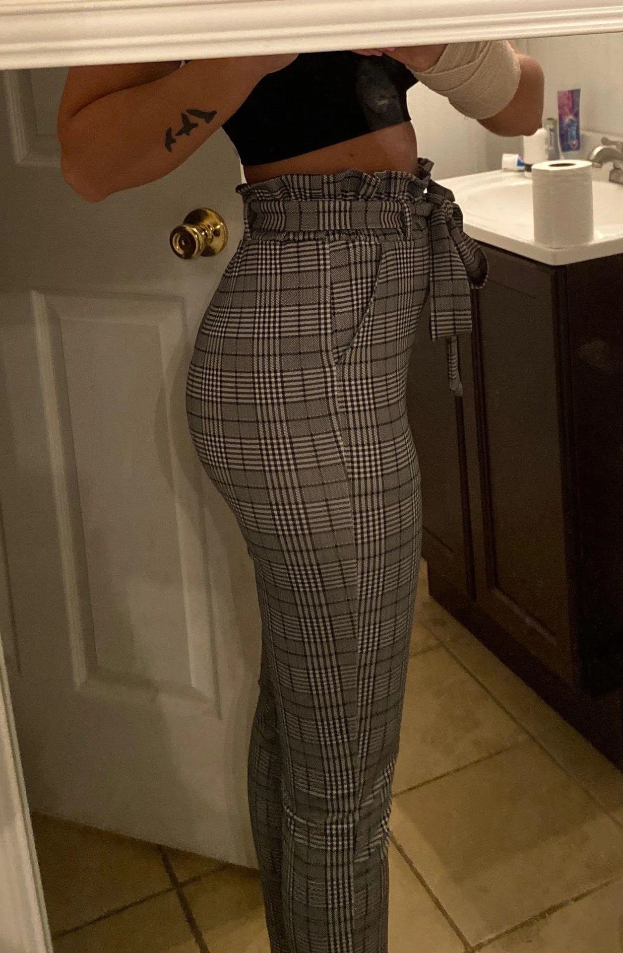 plaid pants Size XS - Image 2