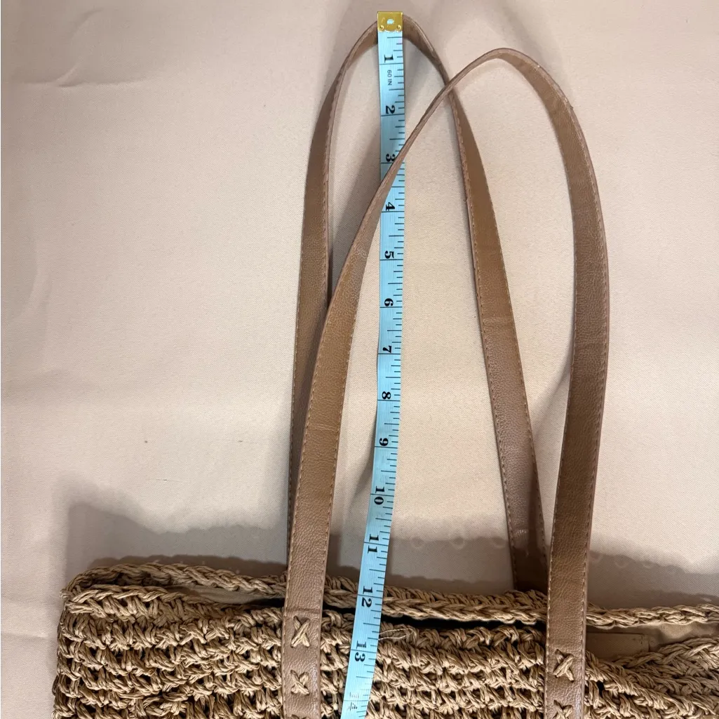 Straw Boho Tote Bag - Image 4