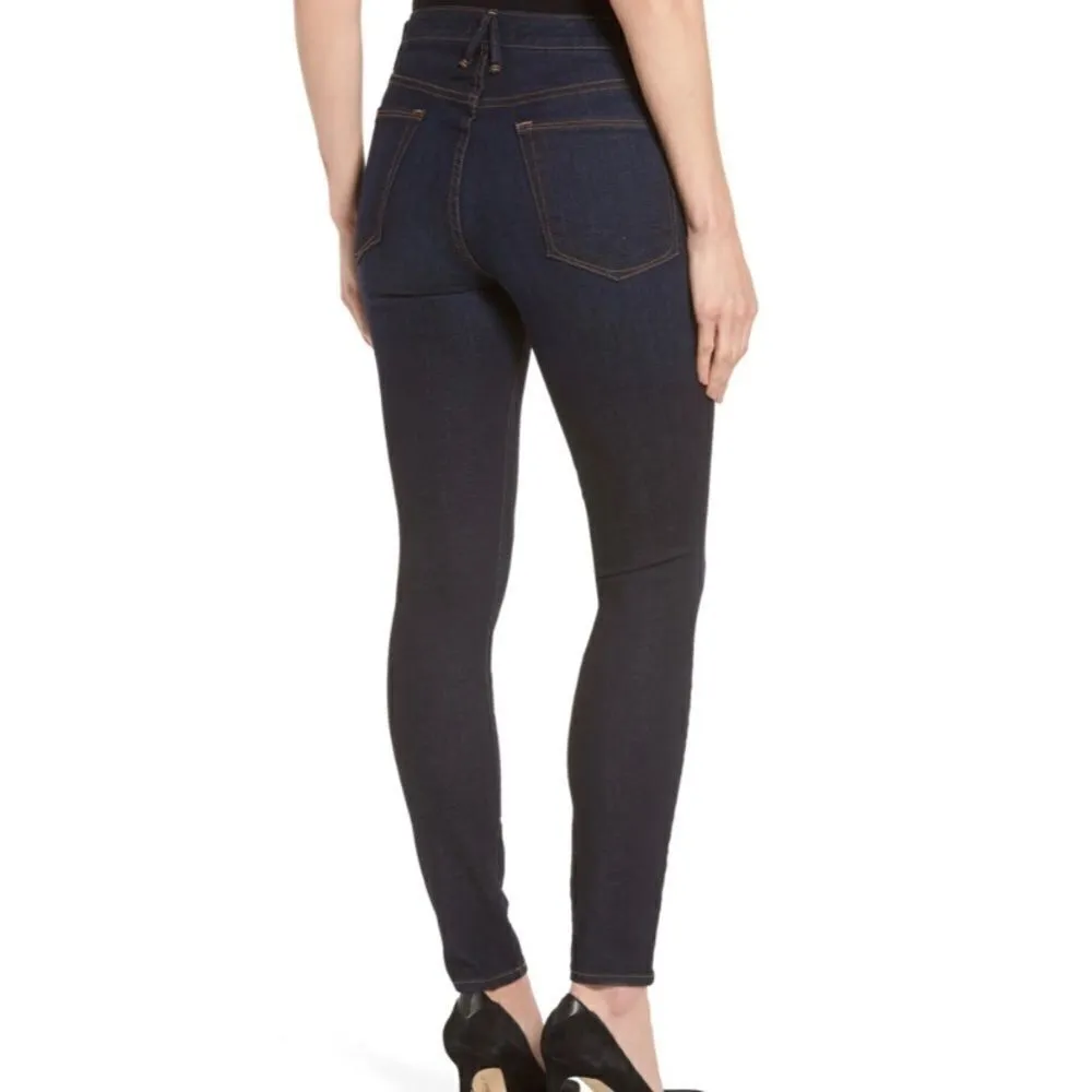 Good American High Waist Side Zip‎ Skinny Jeans C24 - Image 2