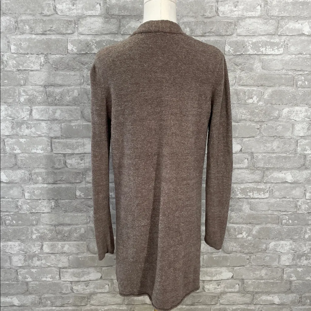 Barefoot Dreams Brown Open Front Cardigan - Image 3