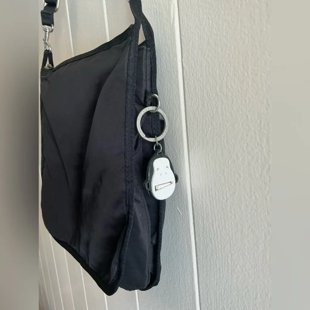 Rare HTF Nylon Kipling Grilla Girls Classic Black Multi Pockets Crossbody Bag - Image 6