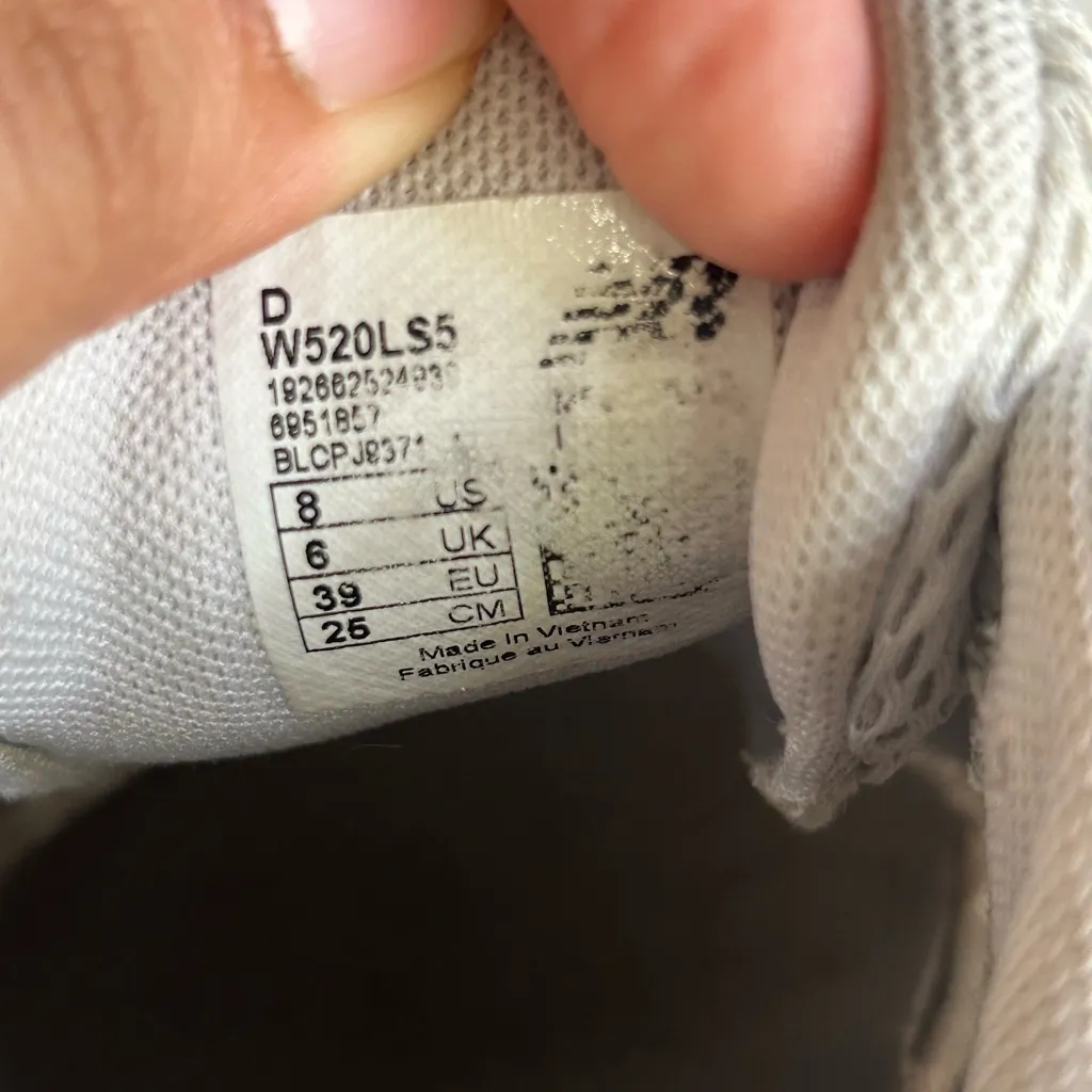 New Balance Womens Shoes 520 V5 Size 8 Sneaker Athletic gray and orange - Image 6