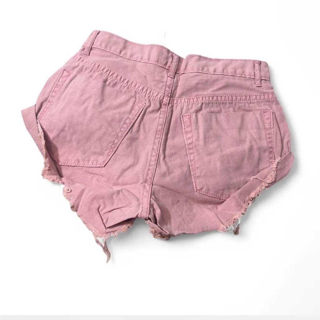 Rolled  Denim ‎ Shorts - Image 3