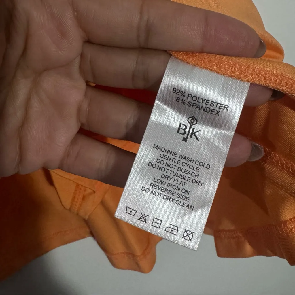 NEW Belyn Key Ruffle Golf Skort Cantaloupe Orange Size‎ Small - Image 6