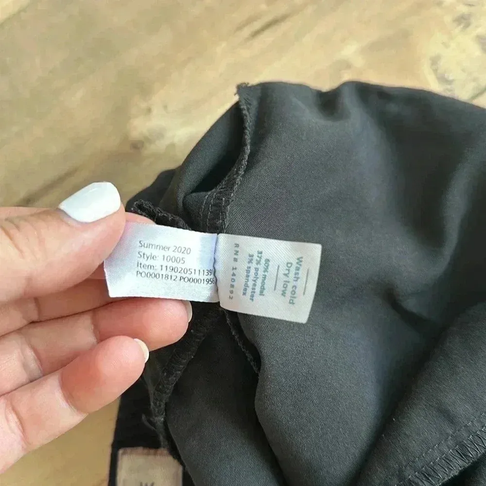 Marine Layer Allison Pants Lightweight in Black Sz XS - Image 9