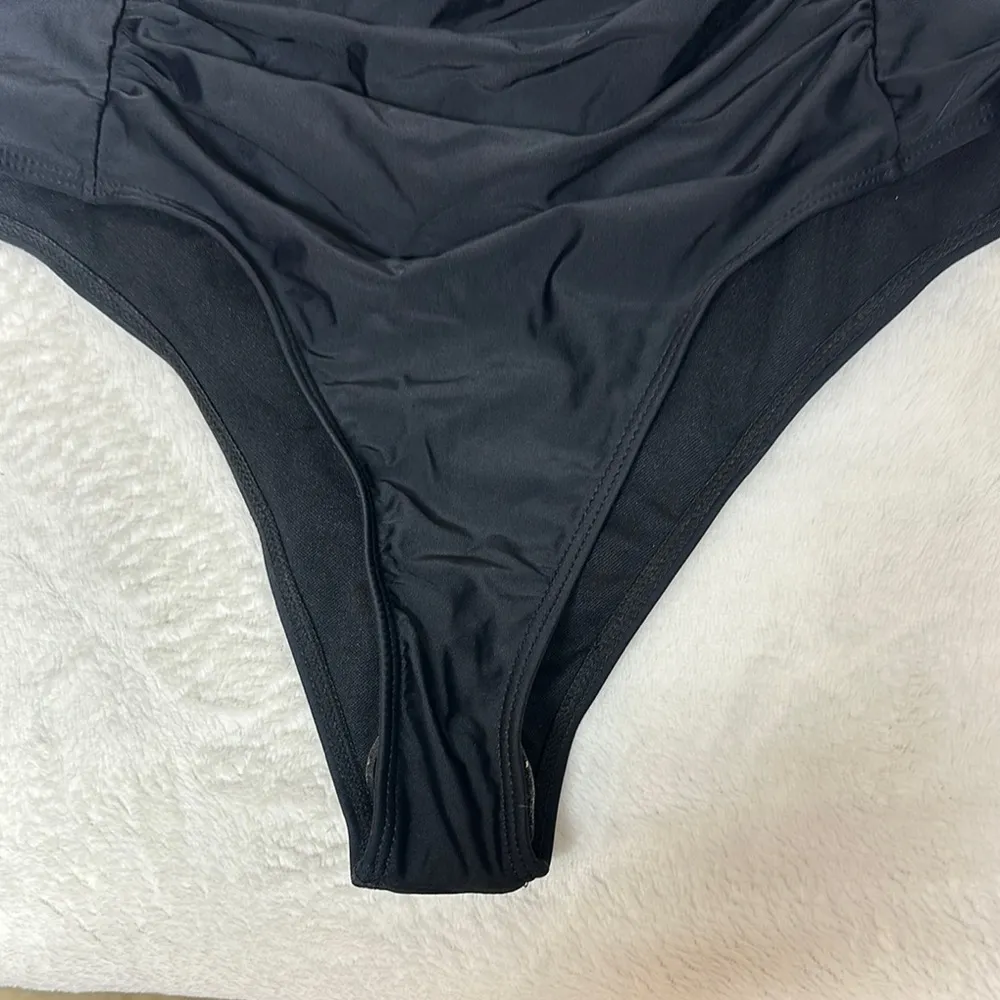 Chic Black Ruffled One - Image 5