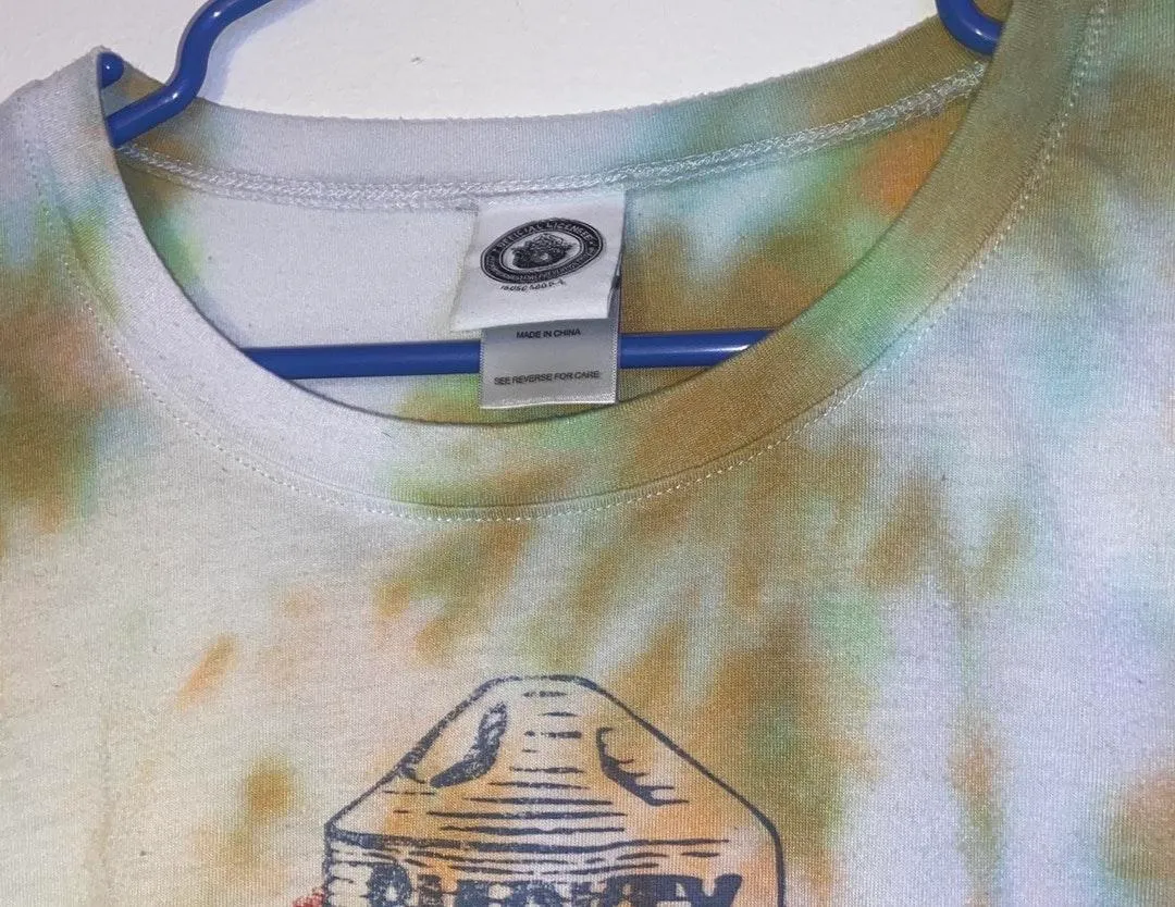 Jerry Leigh Smokey Bear Casual Tie Dye Grunge Tee  - Image 4