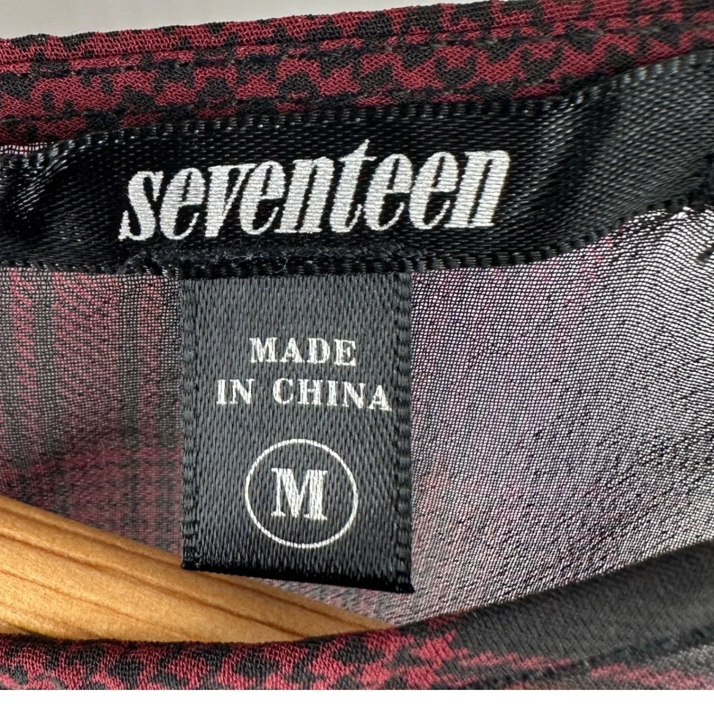 Seventeen Junior Sheer Plaid Dress Indie Sleaze Dark Academia Mallcore Y2K NWT Red Size undefined - Image 6